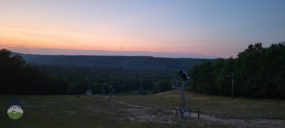 View from top of hill at Treetop Inn at the Treetop Resort