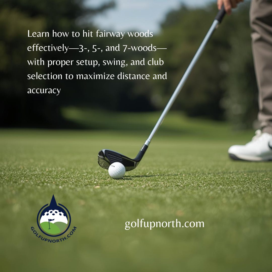 Learn how to hit fairway woods effectively—3-, 5-, and 7-woods—with proper setup, swing, and club selection to maximize distance and accuracy.