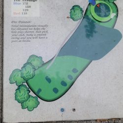 The Loon Golf Resort - The Ridge Golf Course Hole 10 Par 3 sign
