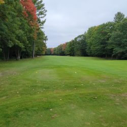 The Loon Golf Resort - The Ridge Hole 15 Par 5 view from tee box