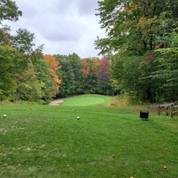 The Loon Golf Resort - The Ridge Golf Course Hole 2 Par 3 view from tee box