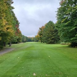 The Loon Golf Resort - The Ridge Golf Course Hole 3 Par 5 view from tee box