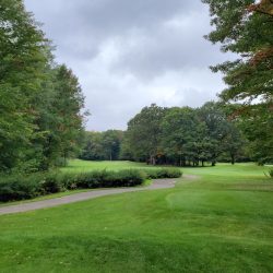 The Loon Golf Resort - The Ridge Golf Course Hole 4 Par 4 view from tee box