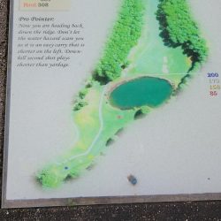 The Loon Golf Resort - The Ridge Golf Course Hole 7 Par 4 sign