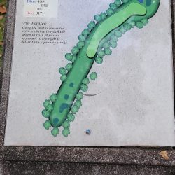 The Loon Golf Resort - The Ridge Golf Course Hole 9 Par 5 sign