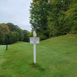 The Loon Golf Resort - The Ridge Golf Course Hole 9 Par 5 ring bell when clearing fairway