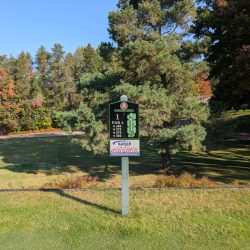 Evergreen Resort Spruce Course Hole 1